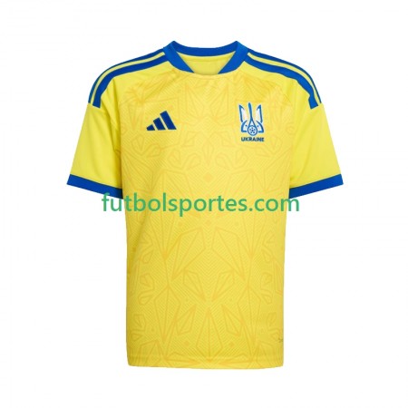 Camiseta Ucrania Niño Primera Equipación Copa Mundo 2026